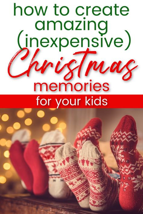 Christmas Ideas To Do With Kids, Inexpensive Christmas Traditions, Family Holiday Traditions Ideas, Affordable Christmas Gifts For Kids, How To Make Christmas Special For Kids, Making Christmas Special For Kids, Special Christmas Traditions, Things To Do With Kids For Christmas, Make Christmas Special For Kids