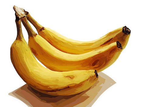 Digital painting "Bananas 4 John" by my friend, Susan Murtaugh [bonjouryall.com] Friends Sketchbook, Painting Banana, Healthy Snack Packs, Banana Painting, Foods High In Magnesium, Maurizio Cattelan, Sunset Painting Acrylic, Magnesium Rich Foods, Art Program