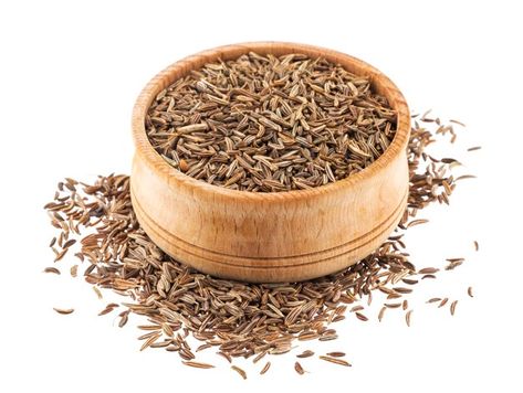 Good Sources Of Iron, Cumin Seeds, Help Digestion, Caraway Seeds, Indian Kitchen, Digestive Enzymes, Indian Spices, Black Peppercorn, Wooden Bowls