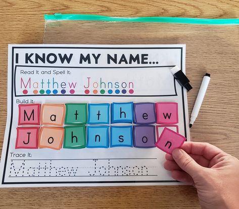 Personalized Dry Erase Name Writing Mat Learn to Write Name - Etsy First And Last Name Writing Practice, Editable Name Practice, Name Writing Practice Preschool Editable, Practice Writing Name, Name Writing Practice, Name Practice, Last Names, Kindergarten Readiness, Letter Form