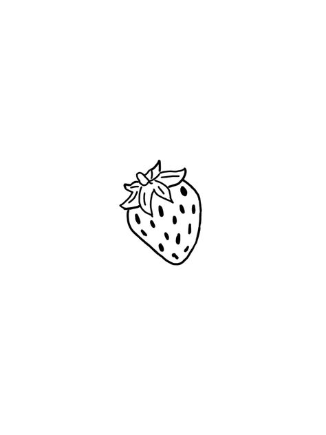 Crown Tattoos For Women, Strawberry Tattoo, Crown Tattoo, Fairy Tattoo, Dainty Tattoos, Cute Strawberry, Simplistic Tattoos, Tattoos And Piercings, Just Do It