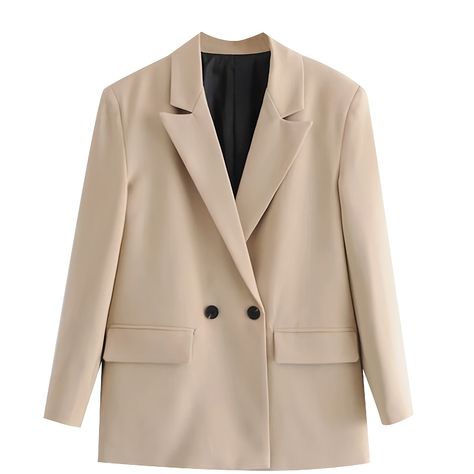 Faster shipping. Better service Double Blazer, Ladies Blazer, Fashion Office, Stylish Suit, Leisure Suit, Middle Age Fashion, Women Office, Chic Office, Long Blazer