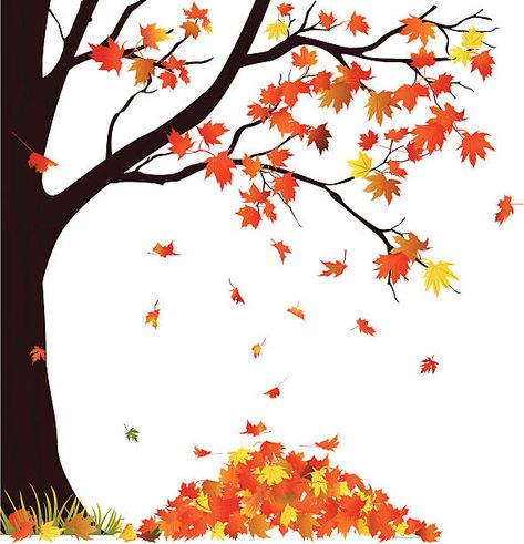 Doodle Challenge, Pile Of Leaves, Blow Paint, 동화 삽화, Pour Art, Leaves Illustration, Leaf Illustration, Autumn Tree, Leaves Vector