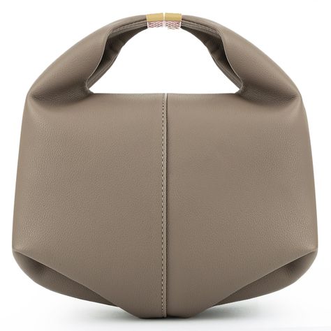 PRICES MAY VARY. 【NOTE】: This is a small size bag. SIZE: 8.27 × 7.09 × 3.94 inch. 【Cruelty-Free Material】This dumpling shoulder bag is crafted from vegan leather that is both environmentally friendly and cruelty-free. If there is any smell, please ventilate it and leave it for a while to dissipate. 【Chic and Trendy Design】This chic luxury designer top handle handbag is crafted with PU fabric, featuring a stylish lychee grain leather design that adds a touch of sophistication to your look. 【Versa Faux Leather Bags, Wardrobe Plan, 2024 Wardrobe, Trendy Work Outfit, Fall Bags, Everyday Purse, Small Leather Bag, Designer Top, Pu Fabric