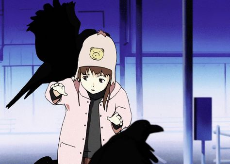 Lain Iwakura, 2000s Art, Aesthetic Grunge Tumblr, Cute Headers For Twitter, Face Mask Black, Present Day, Visual Novel, Light Novel, Love Is All