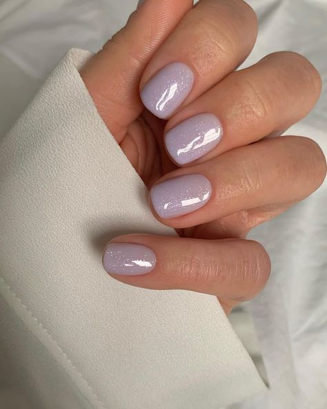 Mauve Nails, Manikur Kuku, Cute Short Nails, Milky Nails, Toe Nail Color, Short Gel Nails, Lavender Nails, Subtle Nails, Nagel Tips