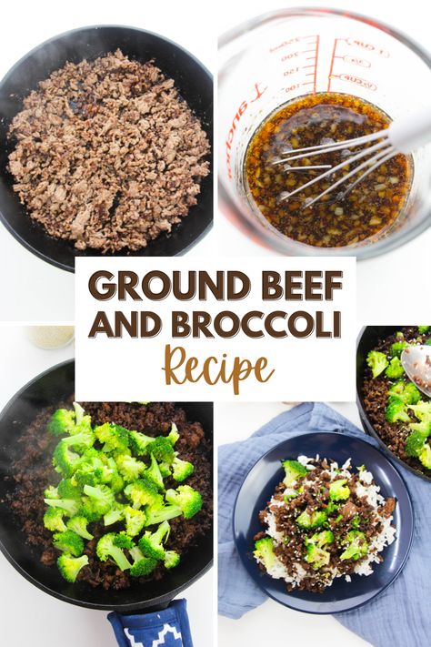 Best Ground Beef Recipes, Ground Beef And Broccoli, Korean Ground Beef, Beef Broccoli, Healthy Ground Beef, Ground Beef Recipes Healthy, Beef And Broccoli, Ground Beef Recipes Easy, Ground Beef Recipes For Dinner