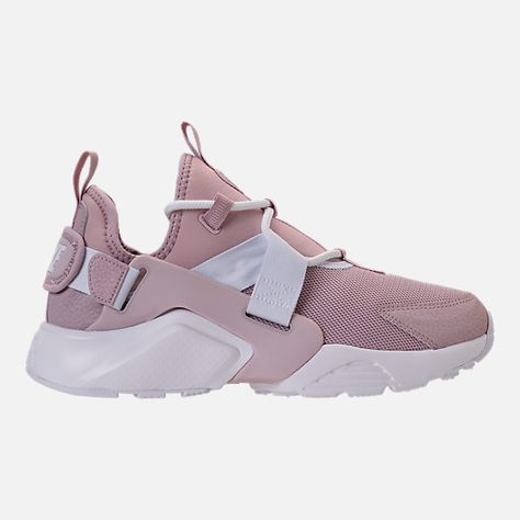 Right view of Women's Nike Air Huarache City Low Casual Shoes Pink Nike Shoes, Nike Free Runners, Pink Nike, Nike Free Shoes, Shoes Pink, Pink Nikes, Nike Air Huarache, Air Huarache, Womens Athletic Shoes