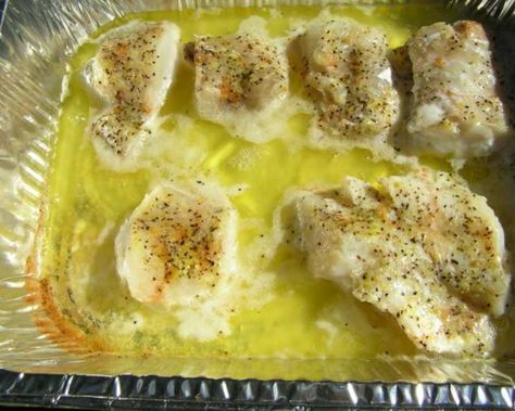 Fish Fry Menu, Butter Baked Cod, Poor Man's Lobster, Lobster Butter, Butter Fish, Best Casserole, Baked Cod Recipes, Lobster Bake, Cod Recipe