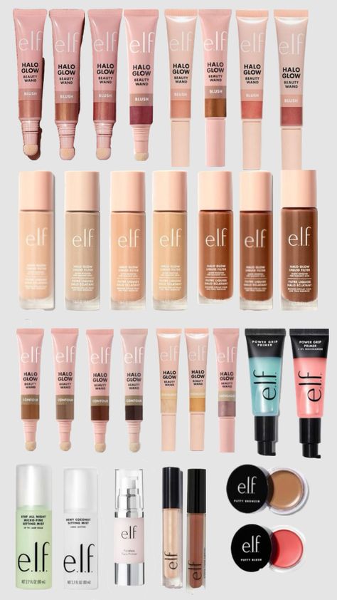 Best Elf Makeup, Preppy Makeup, Makeup Order, Make Up Products, Makeup Bag Essentials, Sephora Skin Care, E.l.f. Cosmetics, Makeup Help, Face Makeup Tips