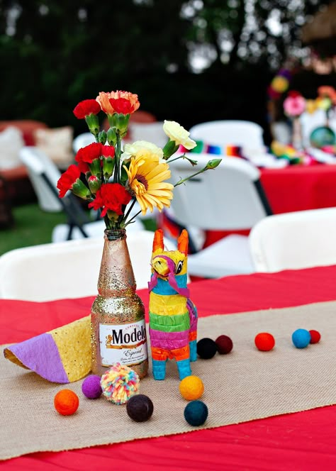 Mexican Fiesta Decorations Table, Mexican Party Table Centerpieces, Senor Or Senorita Gender Reveal Centerpieces, 5 De Mayo Baby Shower Ideas, Mexican Fiesta Party Centerpieces, Baby Shower Cinco De Mayo Theme, Fiesta Party Table Decor, Fiesta Bday Party, A Little Muchacho Is On His Way