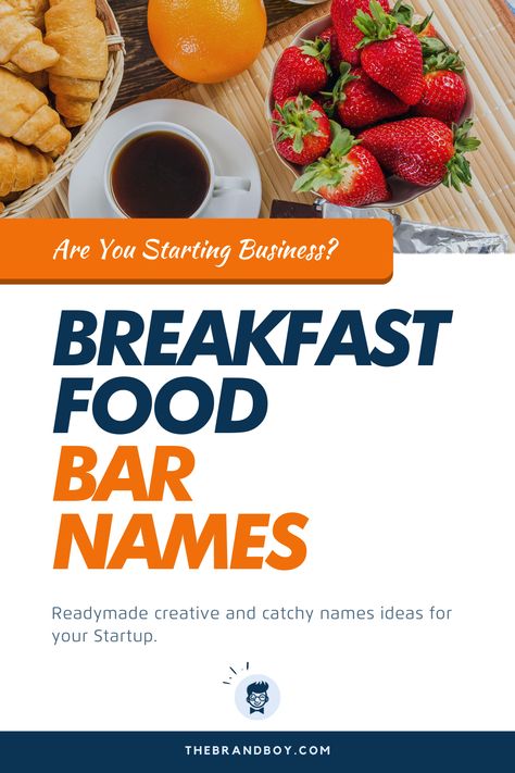 Have you learned about the thought of Breakfast food bars within the US? Certainly, it remains a popular choice concerning bars within the US where the whole theme remains cereal plus the drinks including food served are based on the same.   #BusinessNamesideas #Breakfast Breakfast Restaurant Names Ideas, Bar Names Ideas, Breakfast Names, Restaurant Names Ideas, Bar Names, Breakfast Food Truck, Food Bars, Healthy Recipes Clean, Catchy Names