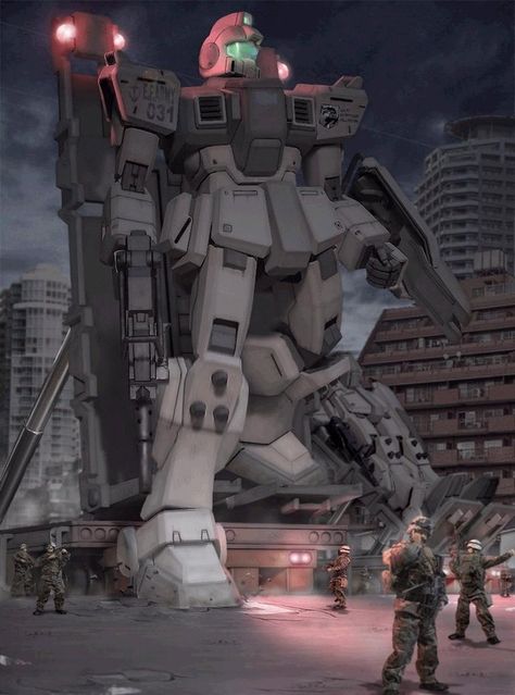 The RGM-79 GM (aka GM, pronounced Jim) was the first mass-produced mobile suit (MS) of the Earth Federation. Gundam Gm, Mecha Suit, Big Robots, Gundam Wallpapers, Gundam Seed, Mecha Anime, Gundam Art, Giant Robots, Missing Link