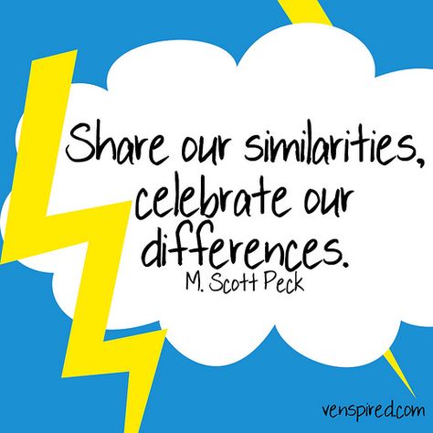 This quote describes the idea behind acculturation.  There are also similarities between cultures and students in the classroom.  But instead of trying to make everyone the same, we should celebrate the differences in our classroom through lessons about the diverse cultures. Inclusion Quotes, Celebrate Our Differences, Diversity Quotes, Diversity In The Classroom, Teaching Philosophy, Equality And Diversity, Cultural Awareness, Unity In Diversity, Cultural Diversity