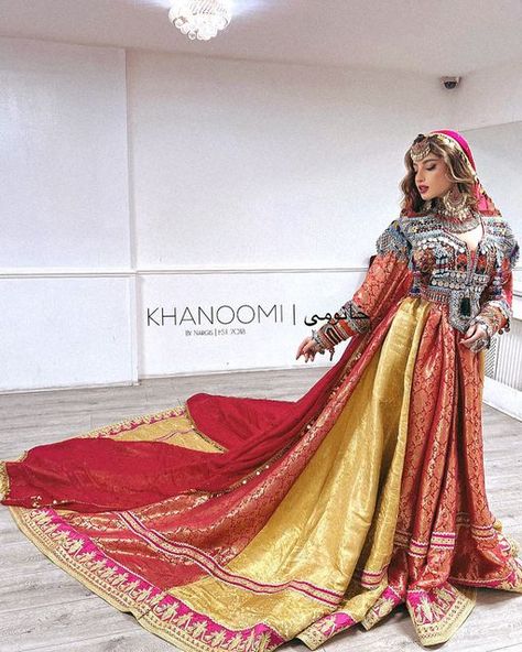 Bridal Afghani Dress, Khanoomi Dress, Red Bridal Lehenga Pakistani, Bridal Lehenga Pakistani, Winter Wool Dress, Lehenga Pakistani, Afghani Dresses, Afghani Clothes, Afghan Dress