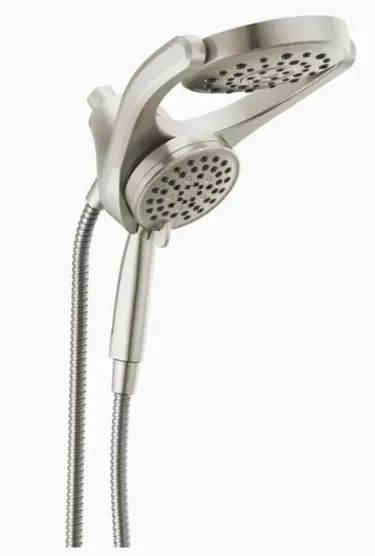 The Best High Pressure Shower Heads | Hunker High Pressure Shower Head, Dual Shower Heads, Spa Shower, Spray Pattern, Metal Ball, Shower Arm, Wall Patterns, Shower Head, High Pressure