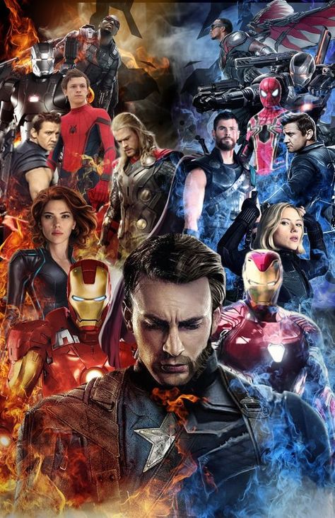 Avengers Antes y Después All Marvel Characters In One Picture, Kapten Marvel, Film Marvel, Avengers Pictures, Academic Drawing, Marvel Superhero Posters, Avengers Wallpaper, Far From Home, Marvel Comics Wallpaper