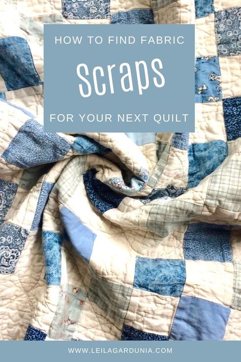 Six ways to find fabric scraps when you are just starting to quilt or are on a budget. Sewing With Scraps, Scrap Quilting, Free Quilt Tutorials, Mountain Quilts, Scrappy Quilt Patterns, Rainbow Quilt, Scrap Quilt Patterns, Scrap Quilt, Scrappy Quilt