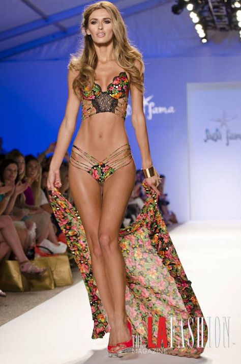 Miami South Beach Fashion| Serafini Amelia| Tika Ivezaj on the runway for Luli Fama 2013 ♥♥: Miami Attire, Monday Wear, Swim Inspiration, Miami South Beach, Goddess Dressing, Resort Wear Beach, Women Beach, Beach Fashion, Swim Wear