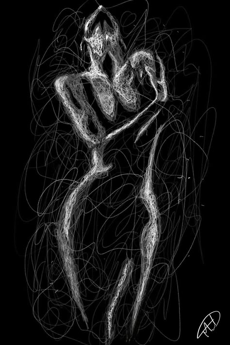 Back Art Painting, Dark Feminine Art Wallpaper, Weird Wallpaper, Feminine Artwork, Classy Wallpaper, Scribble Drawing, Black Paper Drawing, Body Art Photography, Scribble Art