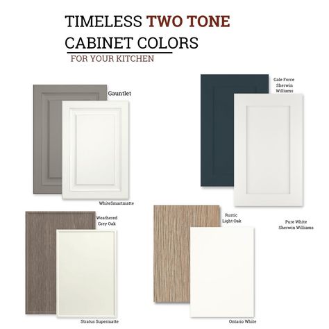 Two tone cabinet combos Dual Tone Kitchen, Kitchen Cabinet Two Tone Color Combos, 2 Tone Wood Kitchen Cabinets, Dual Color Kitchen Cabinets Two Tones, Two Tone Kitchen Cabinets Color Combinations Brown, Kitchen Two Tone Cabinets, 2 Color Kitchen Cabinets Two Tones, Two Tone Kitchen Cabinets Boho, Two Toned Cabinets