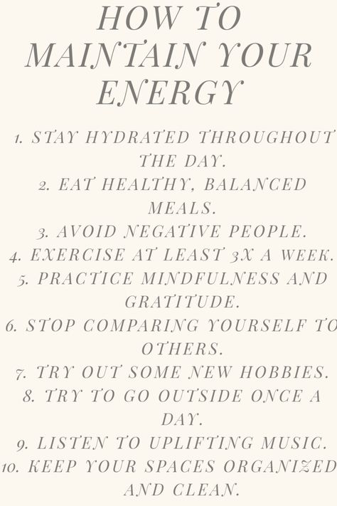 Discover effective ways to sustain your energy throughout the day with these simple lifestyle tips. Learn how to incorporate healthy habits into your routine to boost your vitality and productivity naturally#selfcare#energy#itgirltips#mentalhealth#health Eccentric Quotes, Aspiration Board, Sugar Mama, Random Tips, Simple Lifestyle, Stop Comparing, Elle Woods, Negative People, Balanced Meals