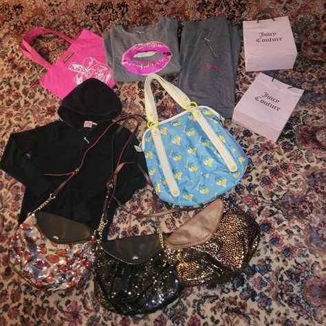 Juicy Couture Cherry Bag Bundle 
Includes all. 

The... - Depop Cherry Bag, Juicy Couture, Sweater Sizes, Cashmere, Cherry, Sweatpants, Bundles, Like New, Couture