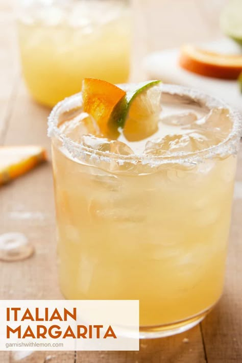 Italian Margarita, Batch Cocktail Recipe, Traditional Margarita, Fresh Juices, Orange Liqueur, Fresh Fruit Juice, Seasonal Drinks, Refreshing Cocktail, Best Party Food