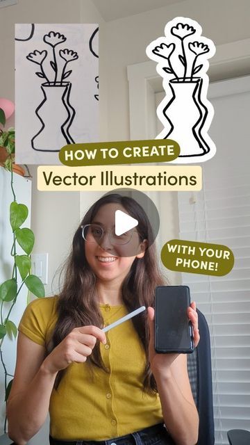 Ashleigh Green | Illustrator + Designer on Instagram: "Did you know about this vector hack?? 👀 This is the easiest way to turn your sketches into editable vector files ✨

All you have to do is:

🌸 Open the @adobe capture app
🌸 Choose 'Shapes' mode
🌸 Snap a pic of your sketch 
🌸 Fine-tune the graphic if you want (you can crop it, erase lines, or simplify/smooth it)
🌸 Save it -- it will automatically save as an SVG vector file and sync to your adobe cc library 
🌸 Then use it in adobe illustrator, fresco, or Photoshop!

I honestly just learned about this tool and had to run and make a video!!🏃‍♀️

It's so useful for creating icons and assets from hand-drawn doodles that you can easily incorporate into your designs and projects 🙌
.
.
#vectorillustrations #vectortutorial #illustrationt Drawing On Procreate, Adobe Capture, Create Icon, Adobe Fresco, Adobe Illustrator Tutorials, Make A Video, Painting Lessons, Illustrator Tutorials, Vector File