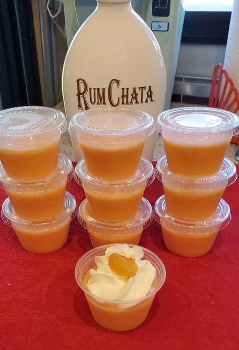 Orange Dreamsicle Jello Shots, Orange Pudding Shots, Orange Creamsicle Pudding Shots, Orange Cream Jello Shots, Orange Creamsicle Shots, Butterscotch Jello Shots, Orange Jello Shots Halloween, Color Party Orange Ideas, Color Party Ideas For Adults Orange