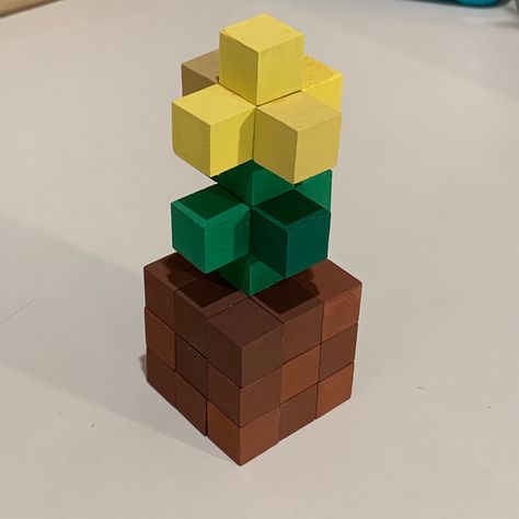 Minecraft Flower Wooden Cubes, Minecraft Bee Wooden Blocks, Minecraft Wood Block Diy, Minecraft Flower Pot Diy, Minecraft Flower Block Diy, Minecraft Wood Block Craft, Minecraft Flowers Wooden Blocks, Minecraft Cube Art, Minecraft Wooden Block Crafts