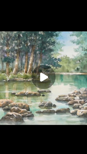 Flowing River, Travel Art Journal, Landscape Watercolor, Travel Art, Art Journal, Drawings, Travel, On Instagram, Instagram