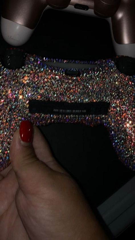 SWAROVSKI PS4 CONTROLLER [Video] | Rhinestone crafts, Rhinestone projects, Bling crafts Bling Crafts Ideas Diy Projects, Things To Bedazzle, Bling Stuff, Stile Kylie Jenner, Bling Ideas, Rhinestone Projects, Rhinestone Crafts, Bling Crafts, Ps4 Controller