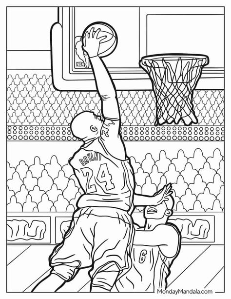 Basketball Colouring Pages, Basketball Outline Drawing, Basketball Players Drawing, Michael Jordan Coloring Pages, Coloring Pages Sports, Nba Coloring Pages, Basketball Coloring Pages Free Printable, Basketball Drawings Easy, Ghost Sketches