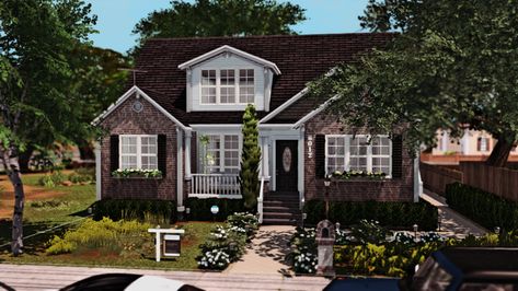 6012 Foundry Cove | 30x20 | Unfurnished Residential | Patreon Sims 4 Colonial House, Ts4 Apartment, Sims 4 House Download, Realistic Sims, Sims 4 Family House, Sims Lots, Bloxburg City, Model Apartment, Sims 4 Content