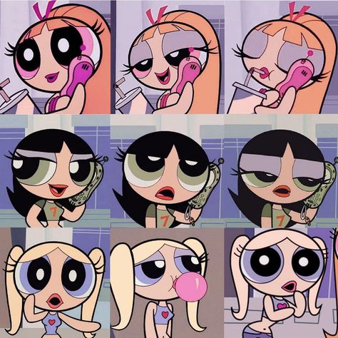 Bosh Babe on Instagram: “Which Powerpuff Girl are u? #y2k #powerpuffgirls #00s” Bff Icon, Arte Glitter, Powerpuff Kızları, Collage Des Photos, Powerpuff Girls Wallpaper, Powerpuff Girl, Japon Illustration, Cartoon Wallpaper Iphone, Cartoon Girl