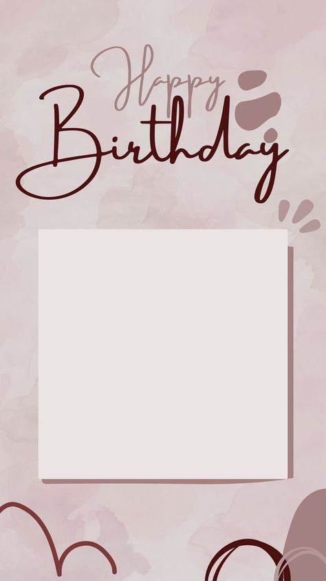 Happy Birthday Photo Editor, Kartu Ulang Tahun Diy, Happy Birthday Icons, Happy Birthday Wishes Photos, Birthday Captions Instagram, Happy Birthday Text, Birthday Collage, Happy Birthday Wallpaper, Happy Birthday Template