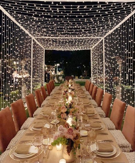 Dream Garden Wedding, Influencer Event, Night Before Wedding, Dream Beach Wedding, Birthday Dinner Party, Magical Night, Classy Wedding Dress, Bridal Guide, Garden Birthday