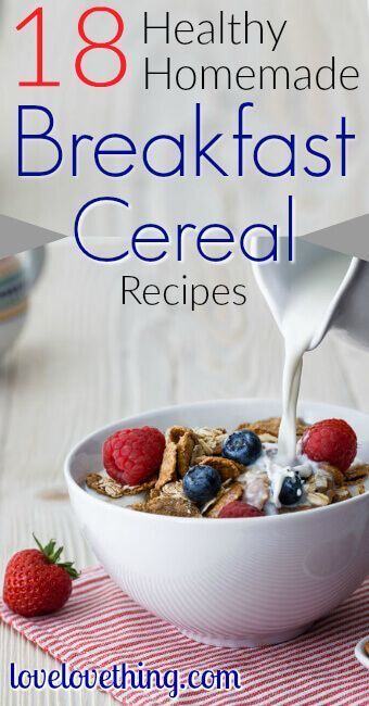 Healthy Homemade Breakfast, Cereal Recipes Homemade, Breakfast Cereal Recipes, Cereal Breakfast, Healthy Cereal Breakfast, Homemade Cereal, Fruit Cereal, Healthy Cereal, Homemade Breakfast