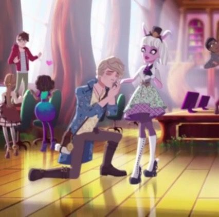 Ever After High | Bunny Blanc & Alistair Wonderland Ever After High Bunny Blanc, Alistair Wonderland, Alice In Wonderland Aesthetic, Monster High Pictures, Raven Queen, After High School, Fairy Tale Characters, Love Scenes, Oddly Satisfying Videos