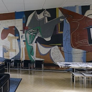 Le Corbusier Painting, Le Corbusier Art, Corbusier Architecture, Tile Artwork, Interior Murals, Expressionist Art, Big Art, Art Inspiration Painting, Cubism