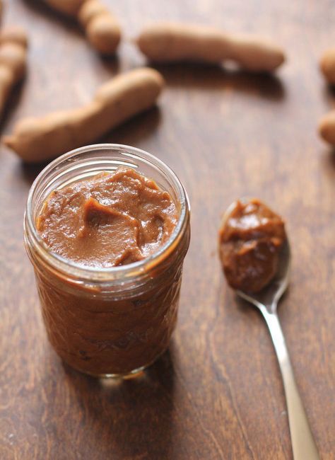 How to Make Tamarind Paste - Inquiring Chef Tamarind Paste Recipes, Slow Cooker Pumpkin Butter, Tamarind Recipes, Tamarind Fruit, Eat Thai, Indian Vegan, Pad Thai Sauce, Slow Cooker Pumpkin, Tamarind Paste