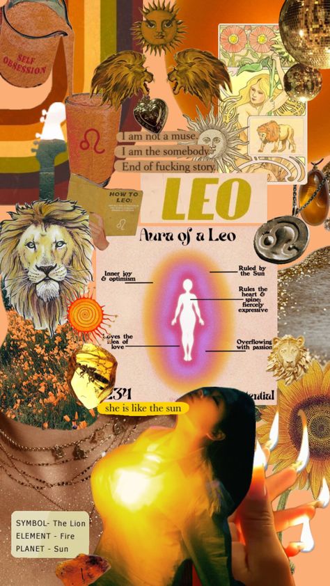 #leo #leoaesthetic #leozodiac #zodiac #zodiacsign #zodiacaesthetic #vibes #art #flame #amber #sun #orange #orangeaesthetic Zodiac Leo Art, Planet Sun, Sun Aesthetic, Leo Birthday, Small Pretty Tattoos, Witch Spirituality, Pisces Moon, Vibes Art, Orange Aesthetic