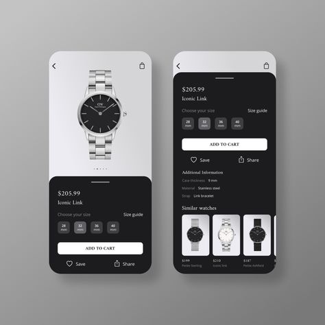 Watch Banner Design, Watch Banner, Ecommerce Ui Design, Executive Dashboard, Ui Design Mobile, Online Store Design, Ui Ux 디자인, E-commerce App, Ux App Design