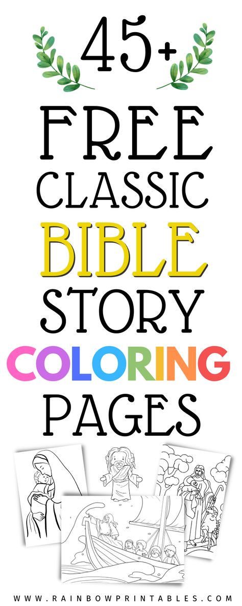 Bored kids on Sunday? Get coloring with these cute Christian coloring pages for kids preschool, kindergarten, and elementary school age! Free CLASSIC BIBLE printables (you should stack multiple to a page.) Collection that's slowly growing and being added. | Pslam, verse, activities for Kids, boredom Busters, God, Jonah, Mary, Adam Eve, Jesus, Red Sea AND other classic Bible stories. Free coloring pages for kids, Bible Stories tales, Biblical Religious Activity for Kids, Digital Download, Freebie Free Bible Story Coloring Pages, Coloring Bible Pages For Kids, Bible Stories For Kids Printable, Bible Lessons For Kids Children Ministry Free Printable, Bible Colouring Pages For Kids, Bible Story Coloring Pages Printable, I Spy Bible Printables For Kids Free, Jesus Coloring Pages Printables, Bible Activity Sheets For Kids