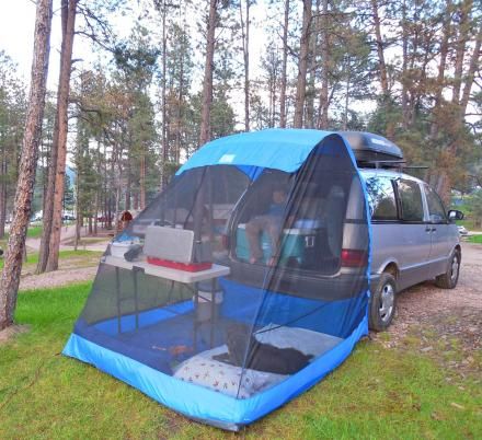 Bil Camping, Kangoo Camper, Tailgate Tent, Suv Tent, Auto Camping, Minivan Camping, Suv Camping, Kombi Home, Car Tent