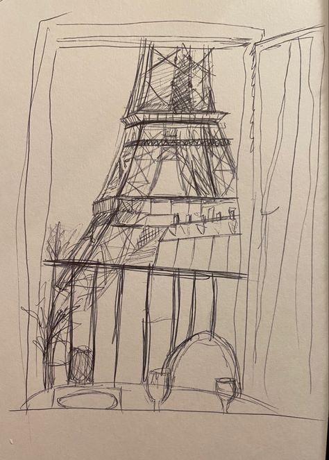 #paris #drawing #art #eiffeltowerview #pen #artpiece #artwork #wine #prettyparis Wine Sketch Art, France Aesthetic Drawing, Paris Art Drawings, France Doodles, Paris Drawing Sketches, Eiffel Tower Drawing Easy, Eiffel Tower Sketch, Paris Drawings, French Drawings