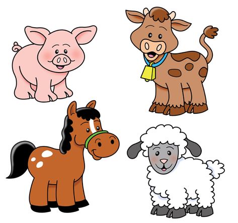 Farm Animals Animal Clipart Free, Farm Animal Clipart, Farm Animals Pictures, Farm Animal Crafts, Farm Animal Coloring Pages, Barn Animals, Animals Farm, Clipart Free, Farm Theme