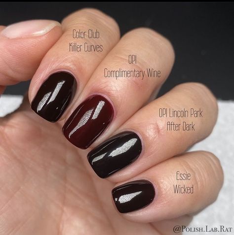 Opi Lincoln Park After Dark Gel, Link In Park After Dark Nails, Lincoln Park After Dark Opi Dip, Fall Dip Nail Colors 2023, Dark Fall Nail Colors Gel, Lincoln Park After Dark Nails, Opi Dip Powder Colors Fall, Dark Dip Nails, Lincoln Park After Dark Opi