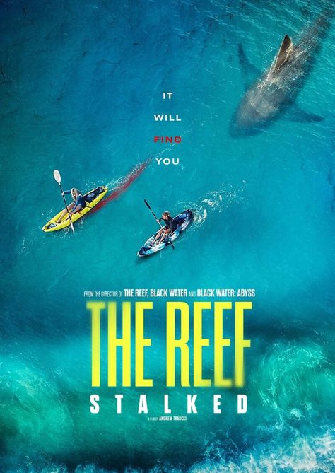 The Reef, Film Review, Sharks, Paper Stock, Movie Poster, Kayaking, Diving, Film, Kayaks